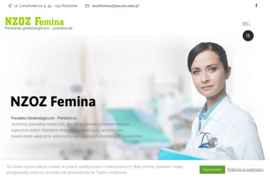 Niepubliczny Zakład Opieki Zdrowotnej "FEMINA" Sp. z o.o. - Ginekolog Rzeszów