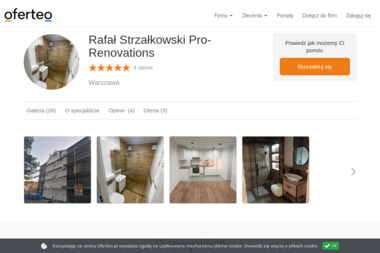 Rafał Strzałkowski Pro-Renovations - Kominki Warszawa