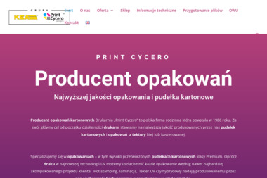 Drukarnia Print Cycero - Katalog Produktów Kłobuck