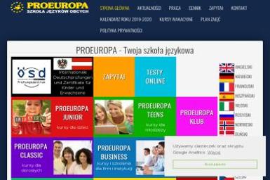 ProEuropa - Szkoła językowa Łódź