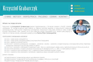 Rehabilitacja Funkcjonalna mgr Krzysztof Grabarczyk - Rehabilitant Zabrze
