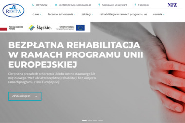 Specjalistyczny Ośrodek Rehabilitacji REVITA - Masaże Rehabilitacyjne Sosnowiec