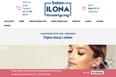 Salon kosmetyczny ILONA - Salon Kosmetyczny Krapkowice