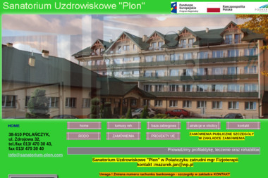Sanatorium Uzdrowiskowe "PLON" - Hotel Spa Polańczyk