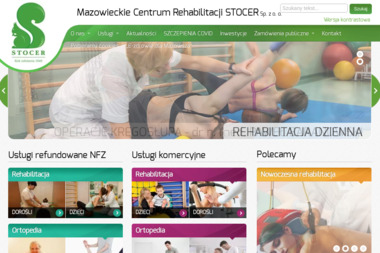 Mazowieckie Centrum Rehabilitacji “Stocer” Sp. z o.o. - Rehabilitacja Konstancin-Jeziorna