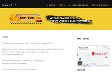KAM-BUD - Wynajem Rusztowania Boguszów-Gorce