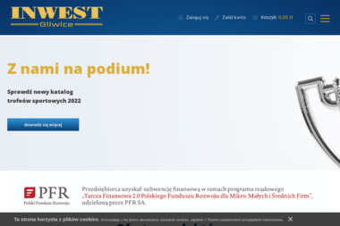 Inwest PUPH. Puchary, medale, dyplomy, wizytówki - Ekskluzywne Wizytówki Gliwice