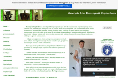 Masażysta Artur Reszczyński - Masaż Stóp Częstochowa
