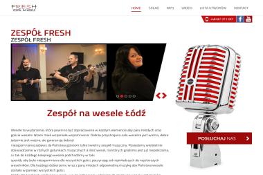 Zespół weselny Fresh. Zespół muzyczny, kapela weselna - Zespół muzyczny Łódź