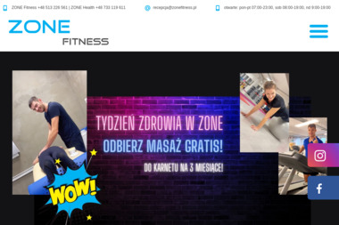 Zone Fitness. Siłownia, sauna, fitness, sztuki walki - Trener biegania Warszawa