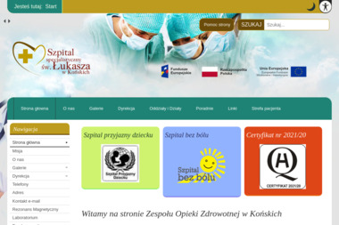 Szpital Specjalistyczny Św. Łukasza w Końskich - Rehabilitacja Końskie