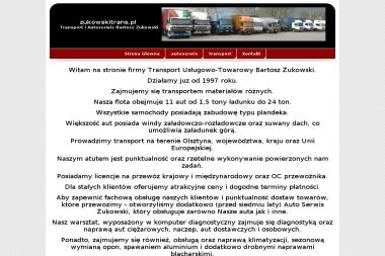 Transport Usługowy Towarowy Żukowski Bartosz - Przeprowadzki Olsztyn