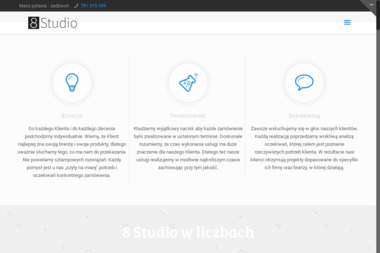 8 Studio Agencja Reklamowa. Projektowanie katalogów, doradztwo marketingowe - Agencja reklamowa Łódź