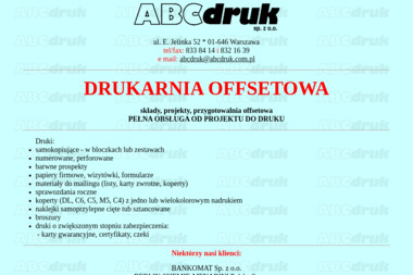 ABC Druk Sp. z o.o. - Zaproszenia Okolicznościowe Warszawa