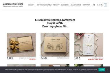 Studio FA zaproszenia ślubne - Wizytówki Na Zamówienie Wrocław