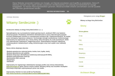 Aleksandra Rojek Biocengen - Gabinet Weterynaryjny Złotniki