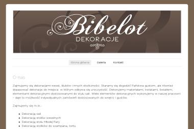 Bibelot Leszek Żabicki - Projektowanie Wnętrz Brzeszcze