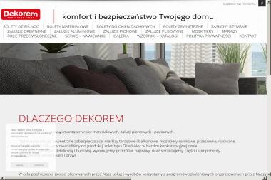 PUH Dekorem. Mieczysław Antonowicz - Szycie Firan na Wymiar Legnica