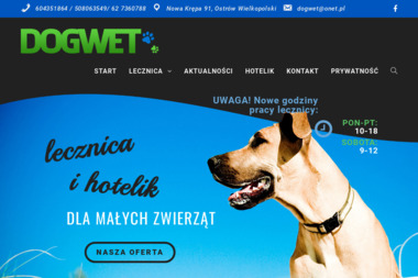 Lecznica & Hotelik dla małych zwierząt DOGWET - Weterynarz Ostrów Wielkopolski