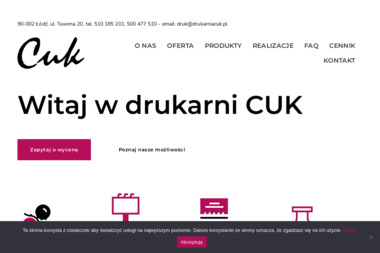 Centrum Usług Kserograficznych - Wizytówki Łódź