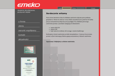 Emeko Tomecki i Płaczek sp.j. druki, etykiety, formularze - Broszury Ł&oacute;dź
