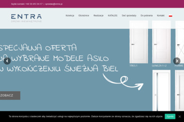 Entra - firmowy salon sprzedaży - Schody Wewnętrzne Drewniane Wrzeszcz