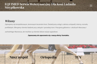 Equimed Serwis Weterynaryjny dla Koni 24h Ludmiła Strypikowska Gabinet Weterynaryjny - Leczenie Zwierząt Kajetany