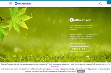 ERGIE MEDIA. Projektowanie oraz pozycjonowanie stron i sklepów internetowych. Kalendarze reklamowe - Projektowanie Stron www Poznań