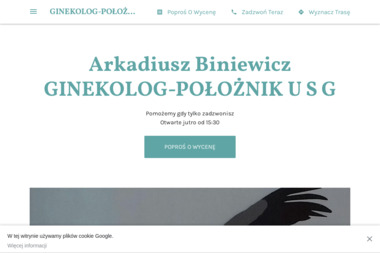 GINEKOLOG-POŁOŻNIK Biniewicz Arkadiusz - Ginekologia Płock