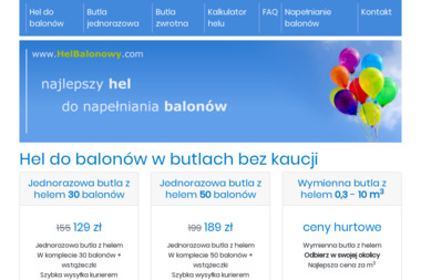 Hel do balonów, balony z helem, helbalonowy.com - Dekorator wnętrz Gdańsk