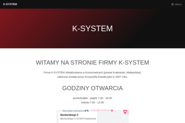 Biuro Handlowo-Ubezpieczeniowe K-System Krzysztof Kowalczyk. Okna pcv, schody drewniane - Schody Dębowe Krzeszowice