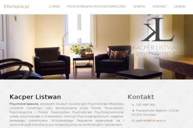 Kacper Listwan Psychoterapia - Psycholog Świdnica