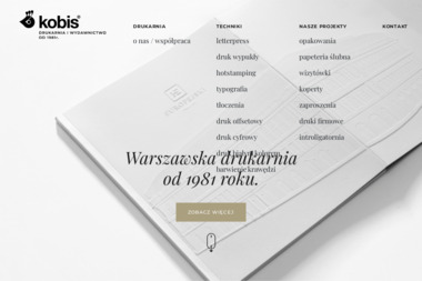 Kobis. Wydawnictwo i Drukarnia - Wizyt&oacute;wki Na Zam&oacute;wienie Warszawa