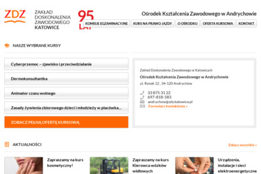 Ośrodek Kształcenia Zawodowego w Andrychowie Zakładu Doskonalenia Zawodowego w Katowicach - Nauczanie Języków Andrychów
