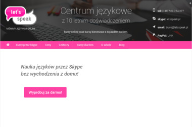 Centrum Jezyka Angielskego LET'S SPEAK - Nauczanie Języków Kraków