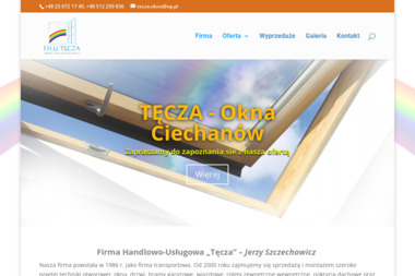 Firma Usługowo – Handlowa "TĘCZA" - Okna z PCV Ciechanów