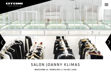 Otomi Store Design Lab Marek Witaszewski. Projektowanie sklepów, projektowanie biur obsługi klienta, - Projektowanie Wnętrz Warszawa