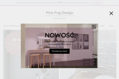 Pink Pug Design - Projekt Biura Skierniewice