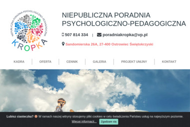 Niepubliczna Poradnia Psychologiczno-Pedagogiczna KROPKA - Gabinet Psychologiczny Ostrowiec Świętokrzyski