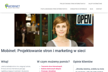 Mobinet Maciej Włodarczak. Projektowanie stron www, tworzenie sklepów internetowych, pozycjonowanie - Pozycjonowanie stron Poznań