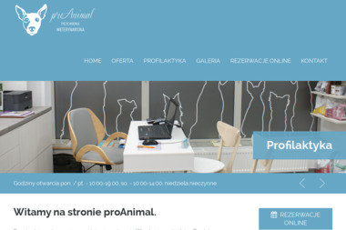 Przychodnia Weterynaryjna ProAnimal lek. wet. Marta Zimna - Weterynarz Wrocław