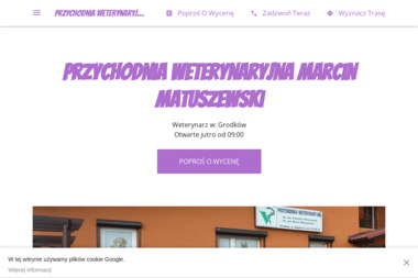Przychodnia weterynaryjna Marcin Matuszewski - Usługi Weterynaryjne Grodków