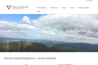 Psycholog Anna Judycka - Psychoterapia - Pomoc Psychologiczna Pruszków