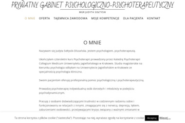 PRYWATNY GABINET PSYCHOLOGICZNO-PSYCHOTERAPEUTYCZNY mgr Judyta Sołtysik - Psycholog Rymanów