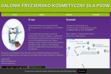 Salonik fryzjersko kosmetyczny dla psów. Strzyżenie psów, trymowanie - Manicurzystki Swarzędz