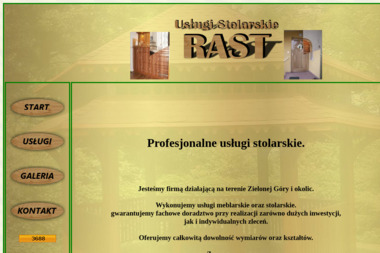Rast Usługi Stolarskie. Obróbka drewna, stolarstwo - Meble na wymiar Racula