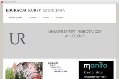 Uniwersytet Robotniczy - Uprawnienia na Wózki Widłowe Leszno