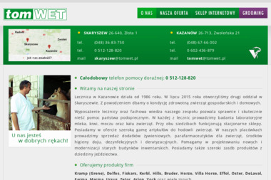 Tomasz Tyburski Tomwet Usługi Weterynaryjne Sprzedaż Art Dla Rolnictwa - Lecznica Dla Zwierząt Kazanów