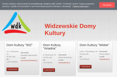 Widzewskie Domy Kultury - Kursy Tanga Łódź