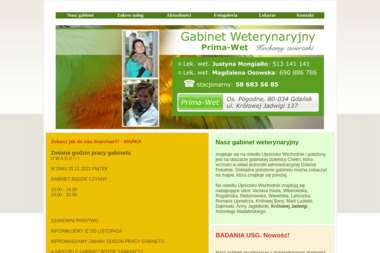 Gabinet Weterynaryjny Prima-Wet - Weterynarz Gdańsk